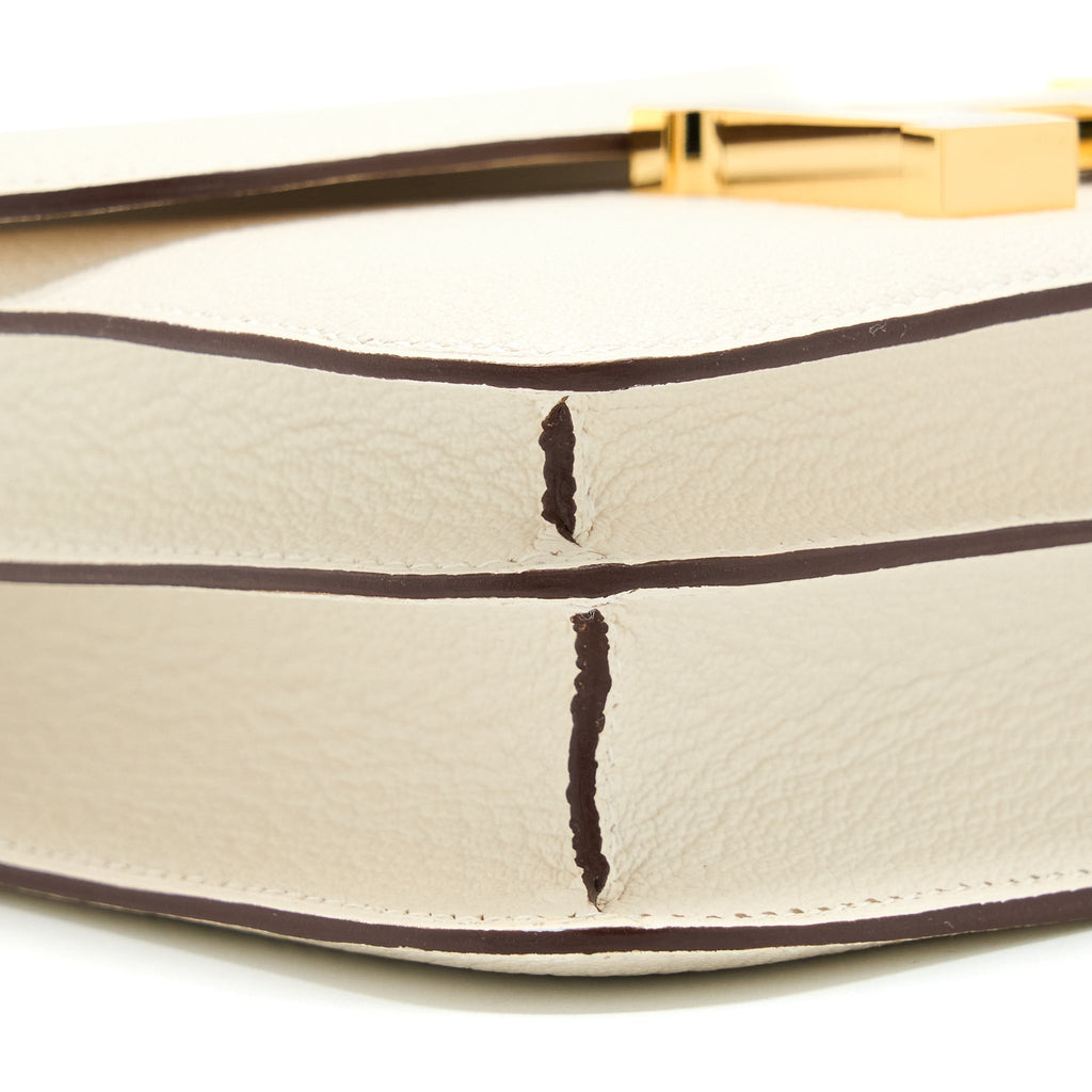 HERMES MINI CONSTANCE CHÈVRE MYSORE NATA GHW