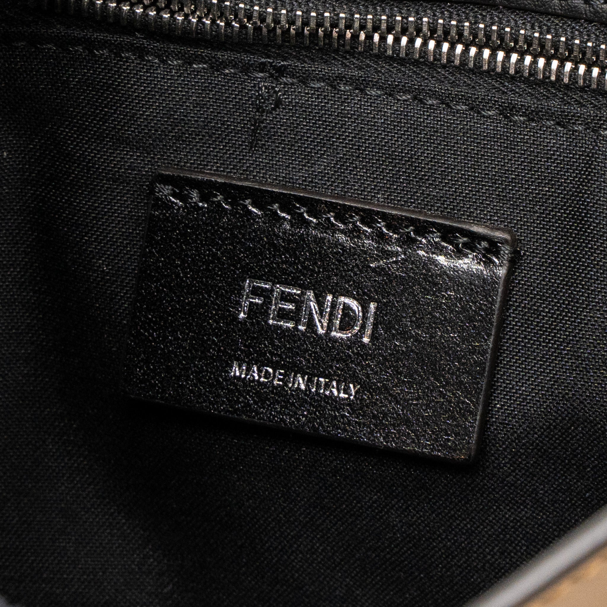 FENDI VITELLO GRACE EXPAND FLAP BAG CALFSKIN LIGHT BROWN SHW