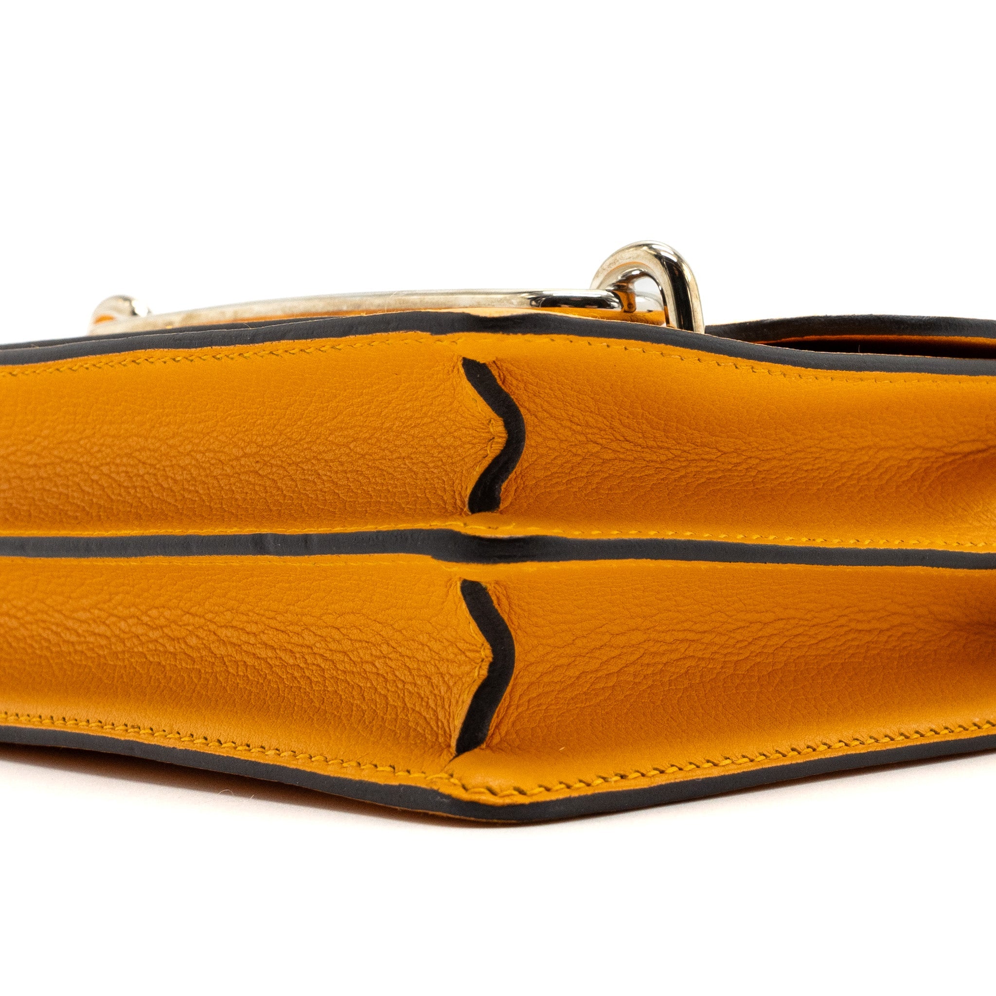 HERMES MINI ROULIS EVERCOLOR JAUNE D’OR LGHW
