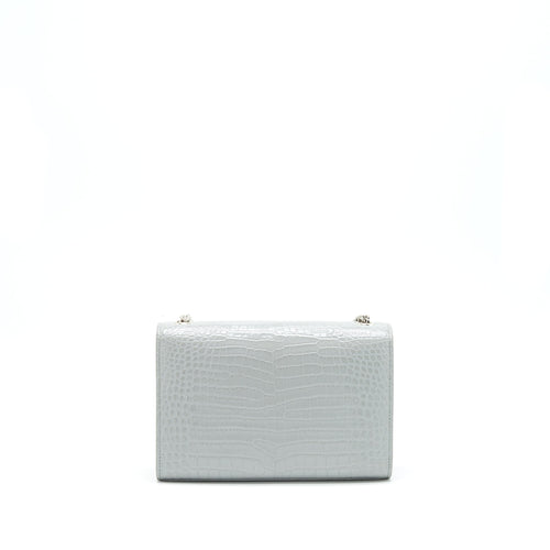 SAINT LAURENT/YSL SMALL KATE BAG CROC-EMBOSSED WITH TASSEL