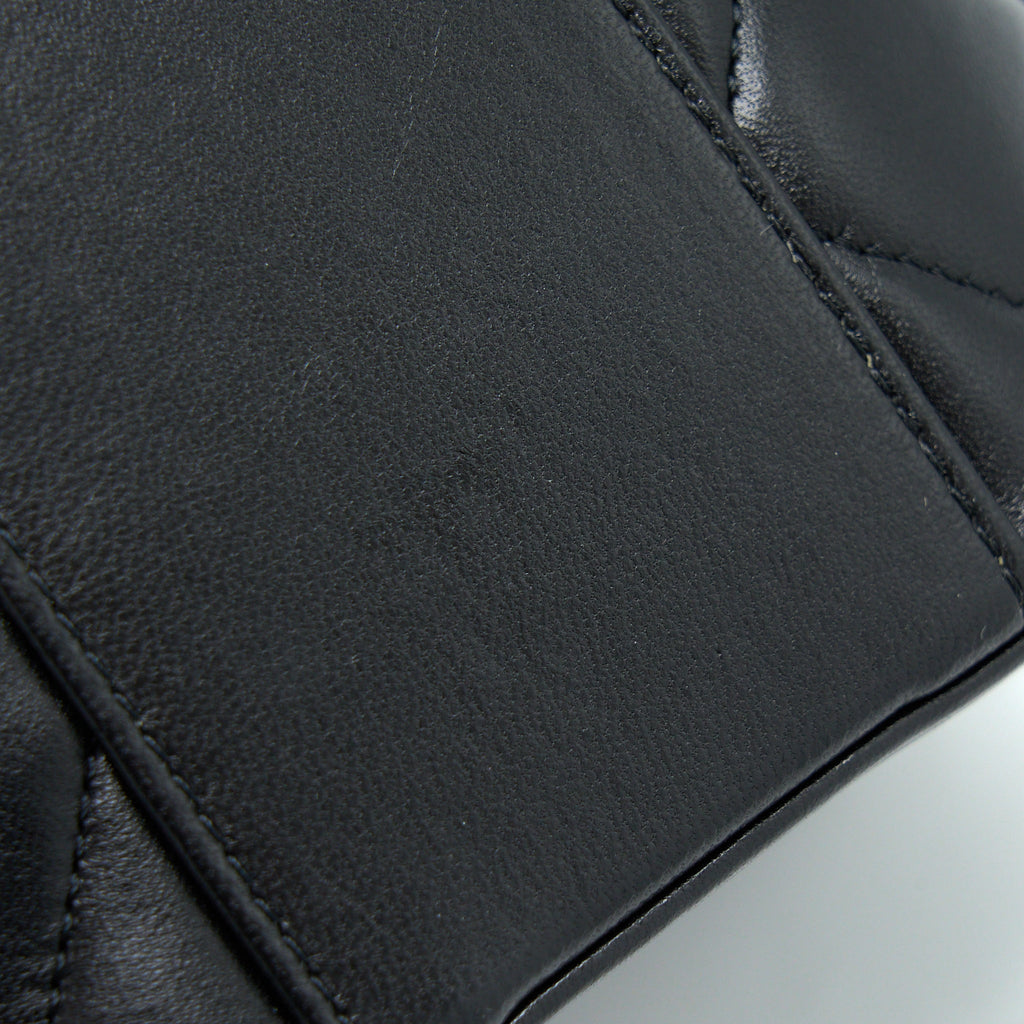 CHANEL TRENDY VANITY CASE LAMBSKIN BLACK LGHW (MICROCHIP)