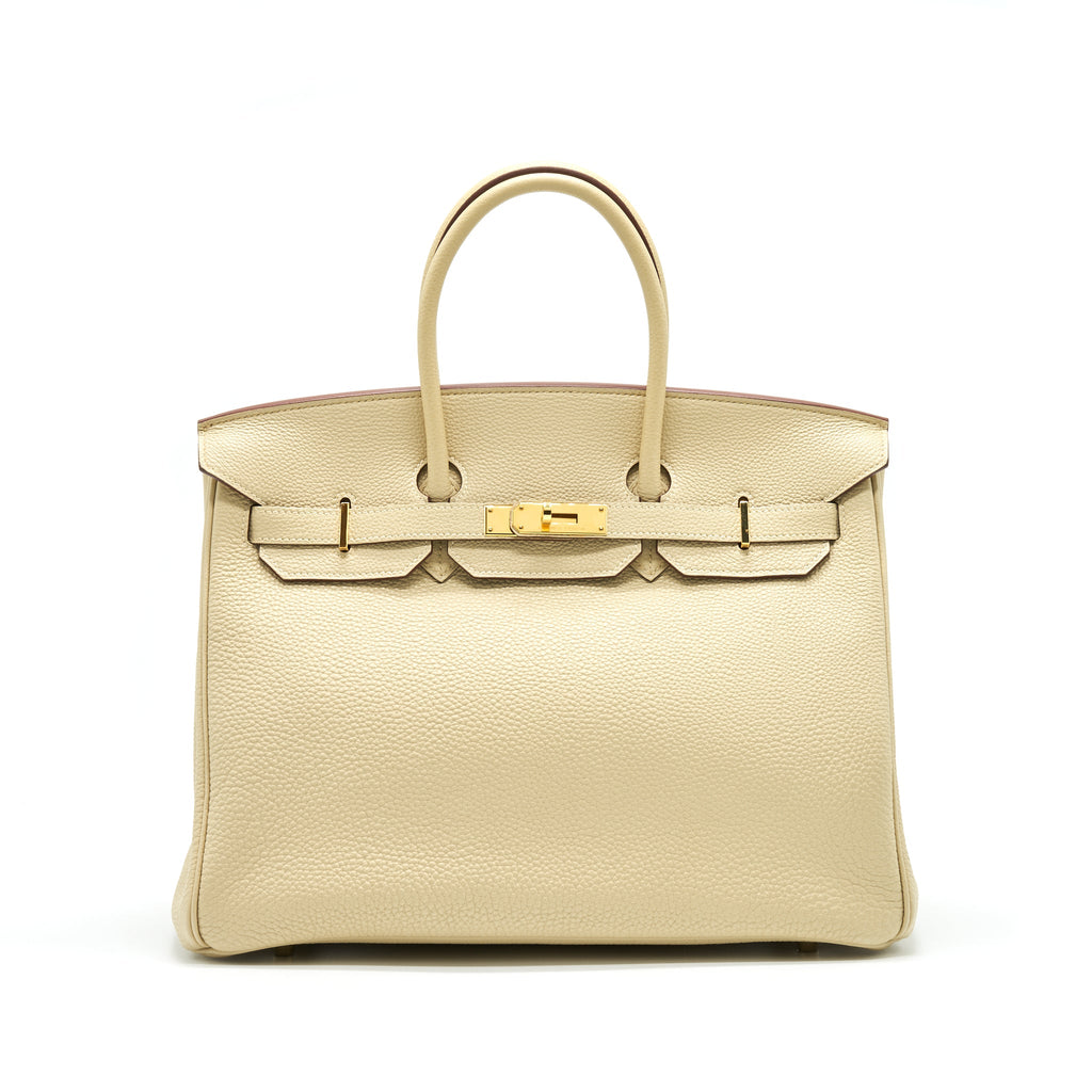 BIRKIN 35 PARCHEMIN IN GHW