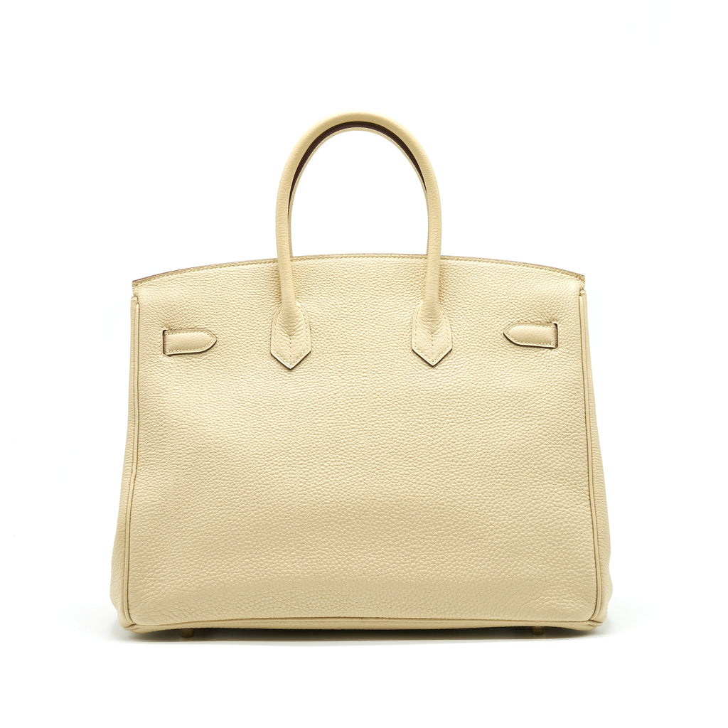 BIRKIN 35 PARCHEMIN IN GHW