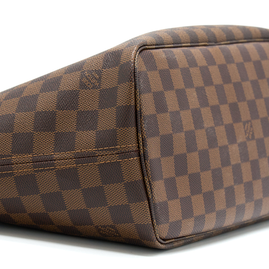 LOUIS VUITTON NEVERFULL MM DAMIER EBENE CHERRY GHW