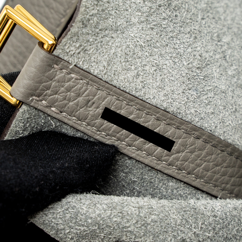 HERMES PICOTIN 18 CLEMENCE GRIS MEYER GHW
