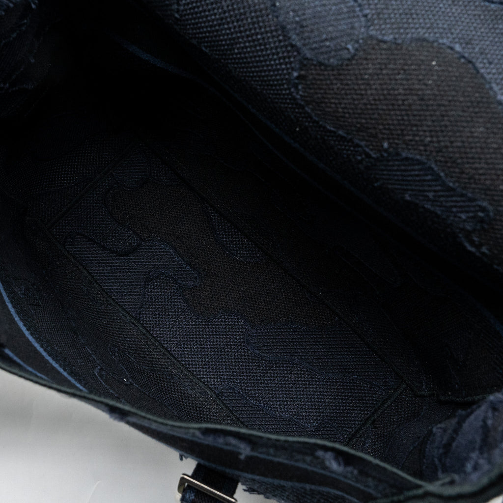 DIOR DIORCAMP MESSENGER BAG CANVAS DARK BLUE SHW