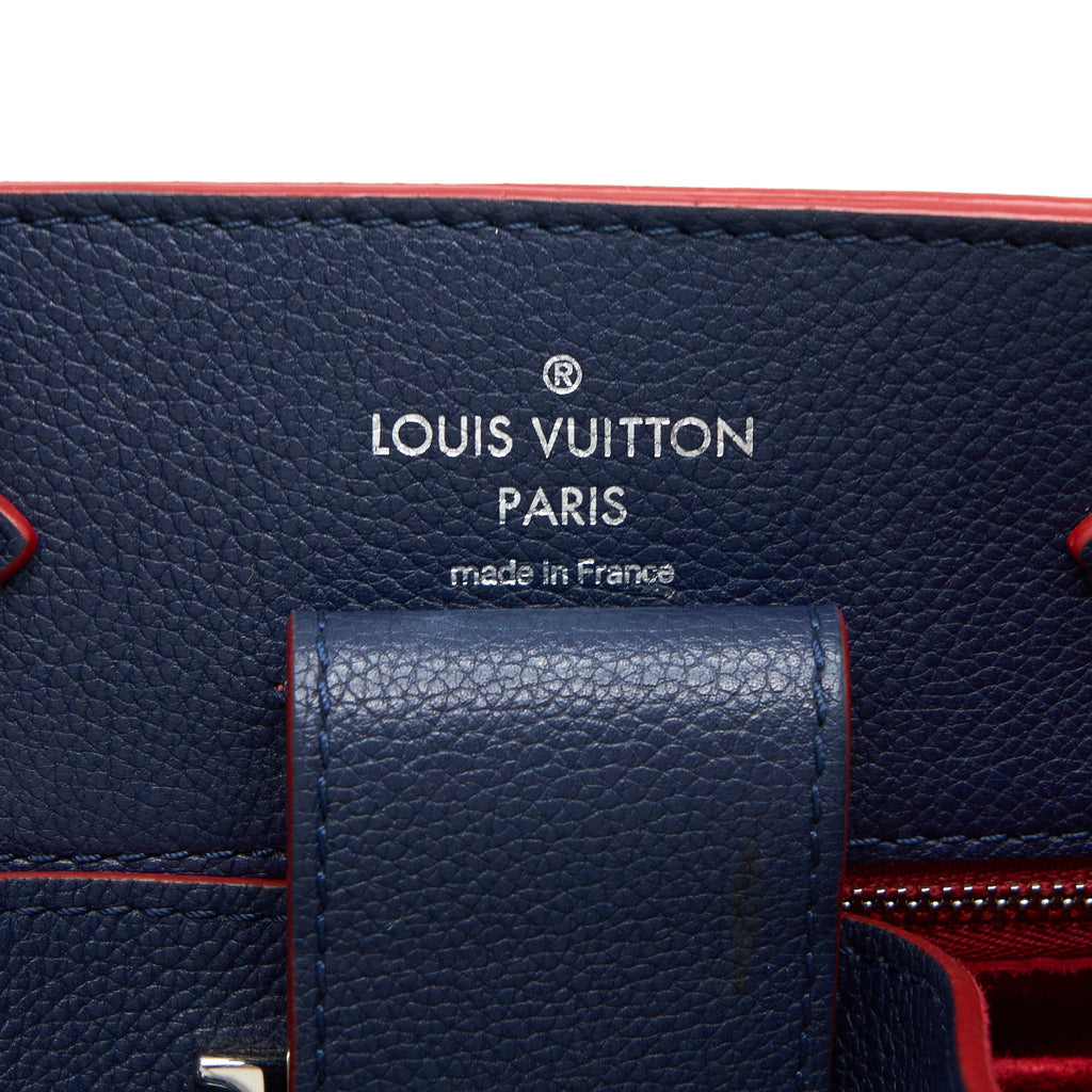 LOUIS VUITTON LOCKME BUCKET BAG CALFSKIN DARK BLUE SHW