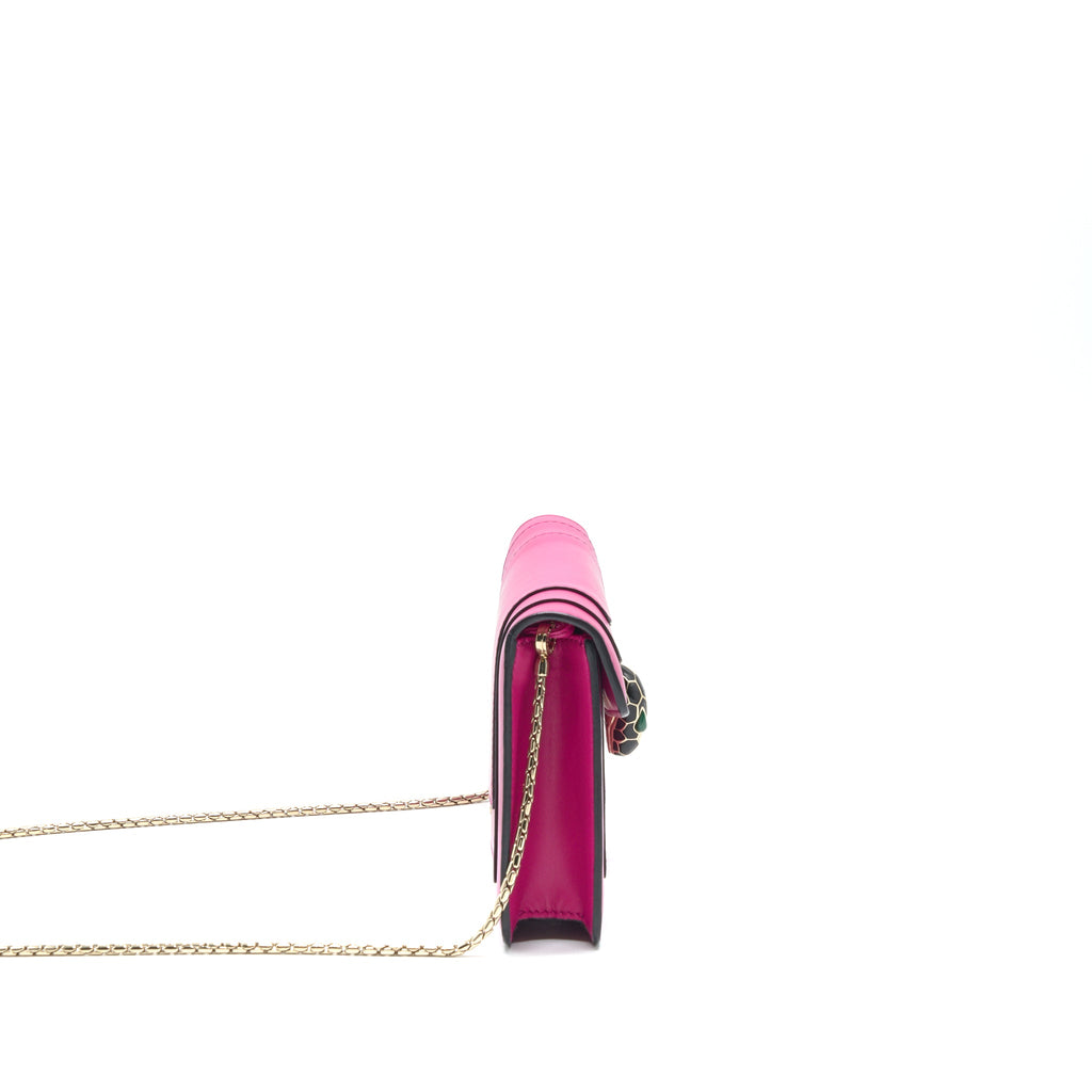 BVLGARI SLING PINK SPINEL FEMALE CROSSBODY BAG