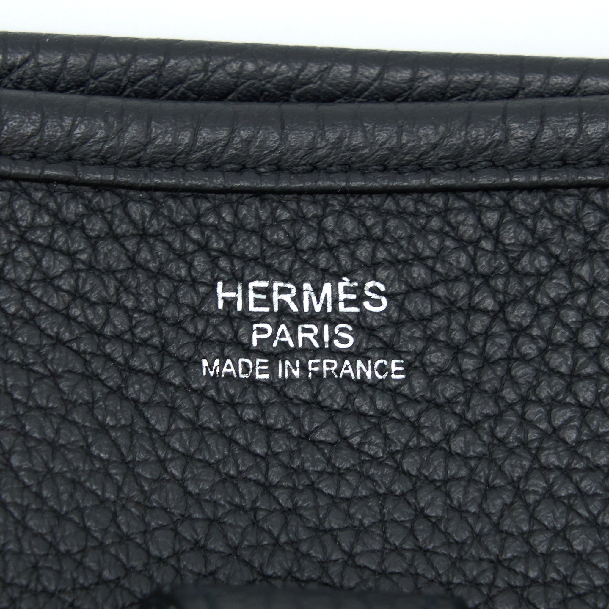 HERMES EVELYNE 29 CLEMENCE BLACK SHW