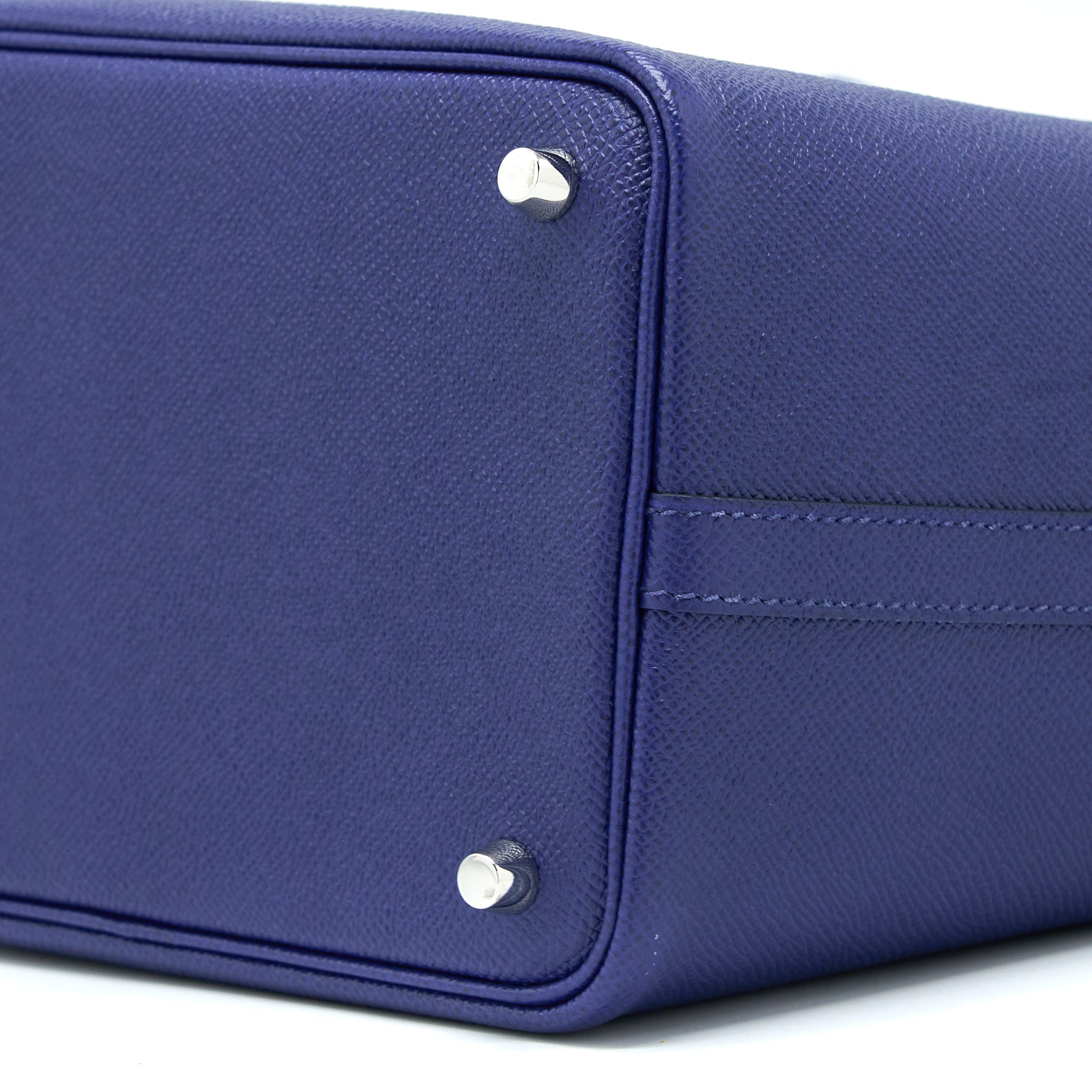 HERMES PICOTIN 18 LOCK BAG EPSOM BLUE ENCRE/BRIQUE/NOIR SHW