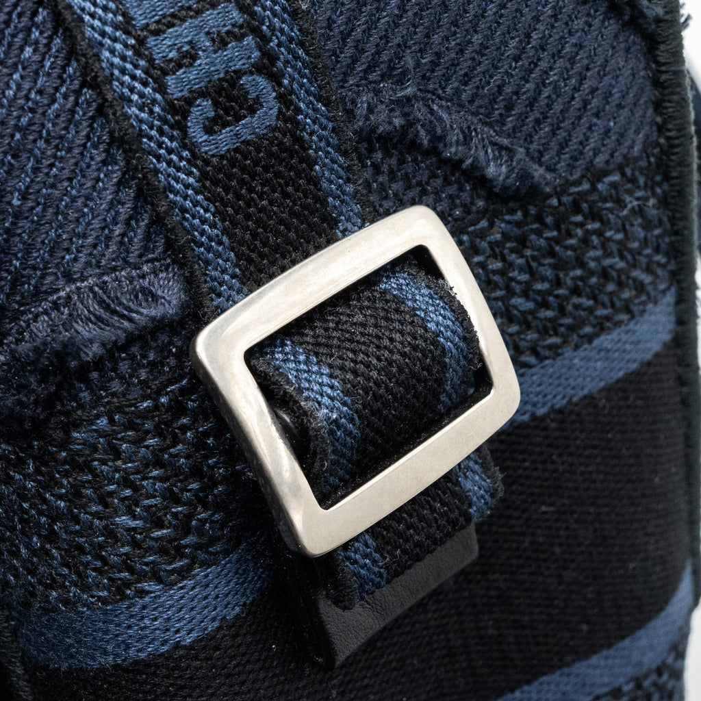 DIOR DIORCAMP MESSENGER BAG CANVAS DARK BLUE SHW