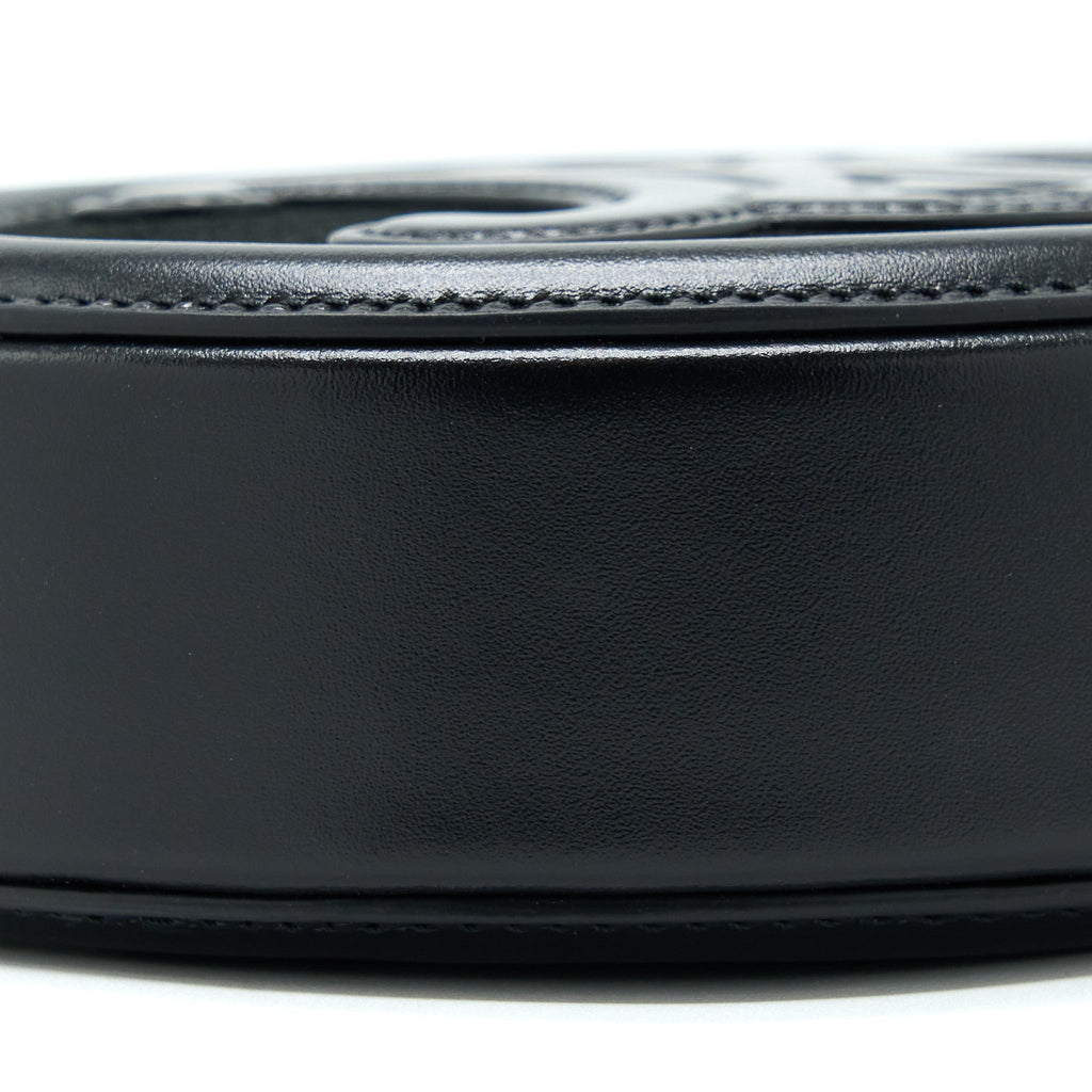 CELINE OVAL BAG CUIR TRIOMPHE CALFSKIN/VELVET WITH CHAIN GHW