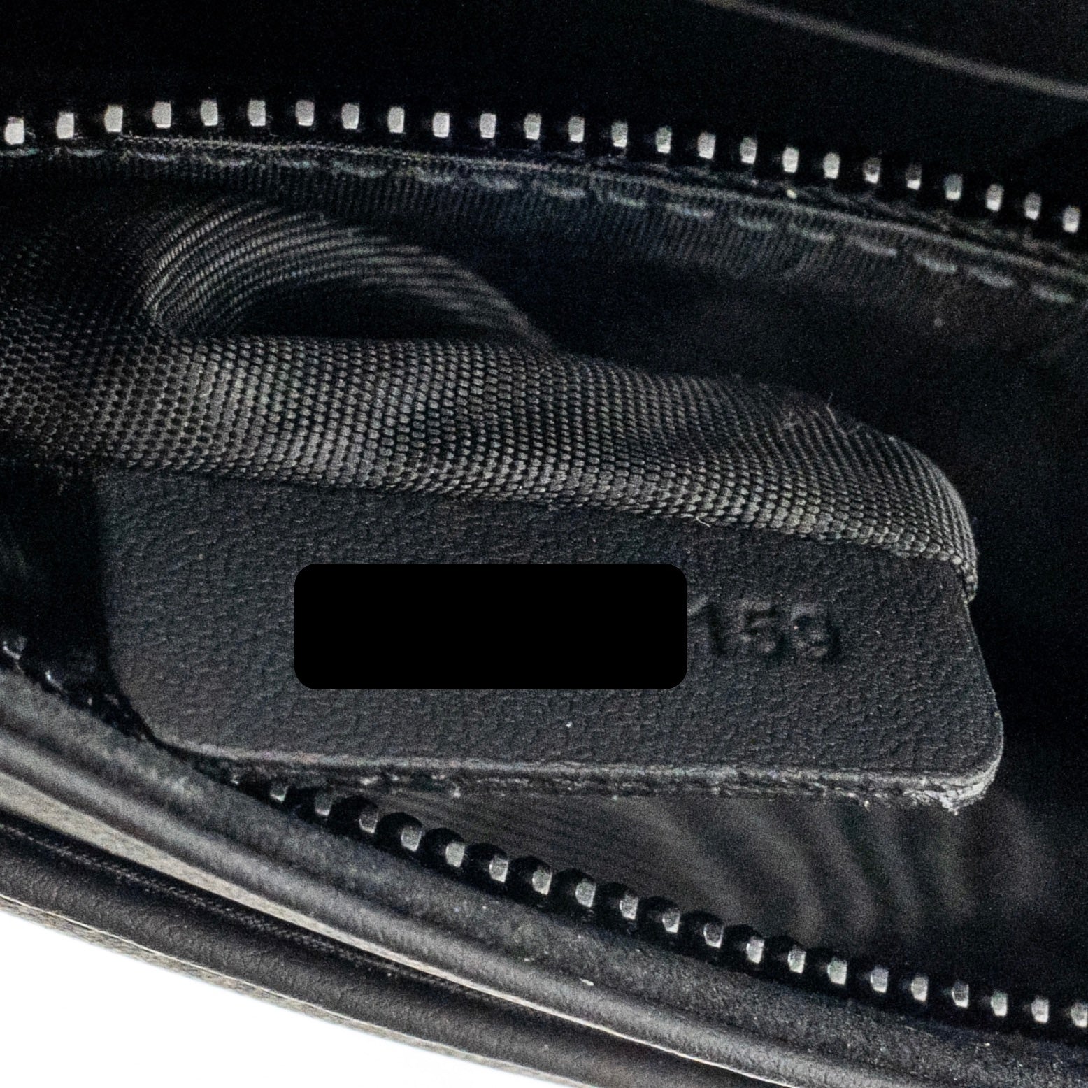DIOR STUDDED DIORAMA WALLET ON CHAIN LEATHER SO BLACK