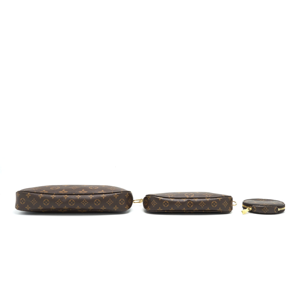 LOUIS VUITTON MULTI POCHETTE ACCESSORIES KHAKI STRAP