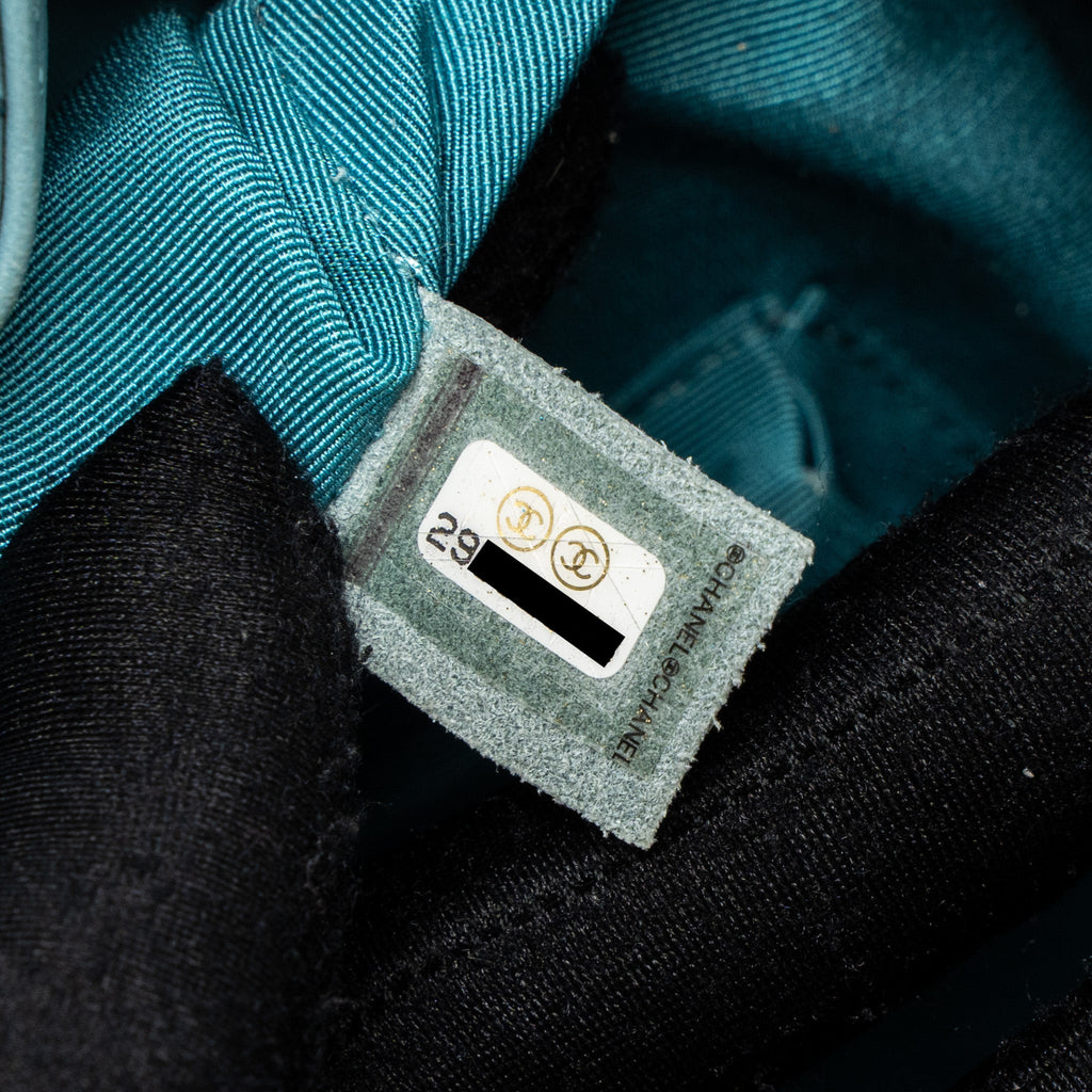 CHANEL BUCKET BAG CALFSKIN LIGHT BLUE LGHW