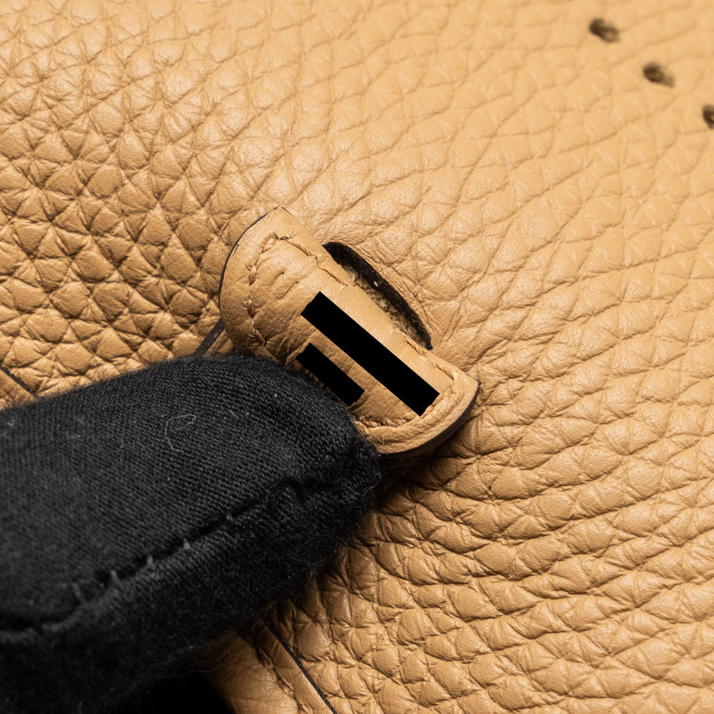 HERMES MINI EVELYNE CLEMENCE CHAI / MULTICOLOR STRAP GHW