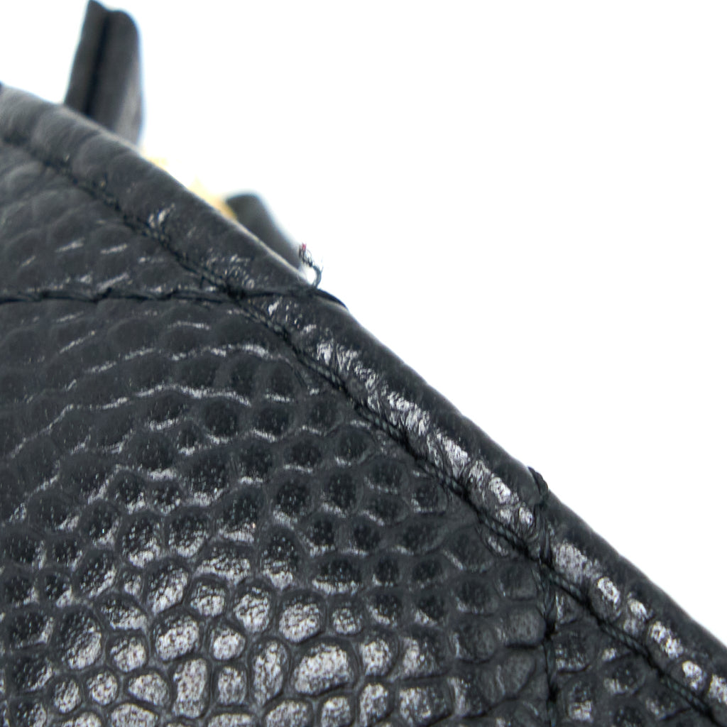 CHANEL CLASSIC WALLET ON CHAIN CAVIAR BLACK GHW