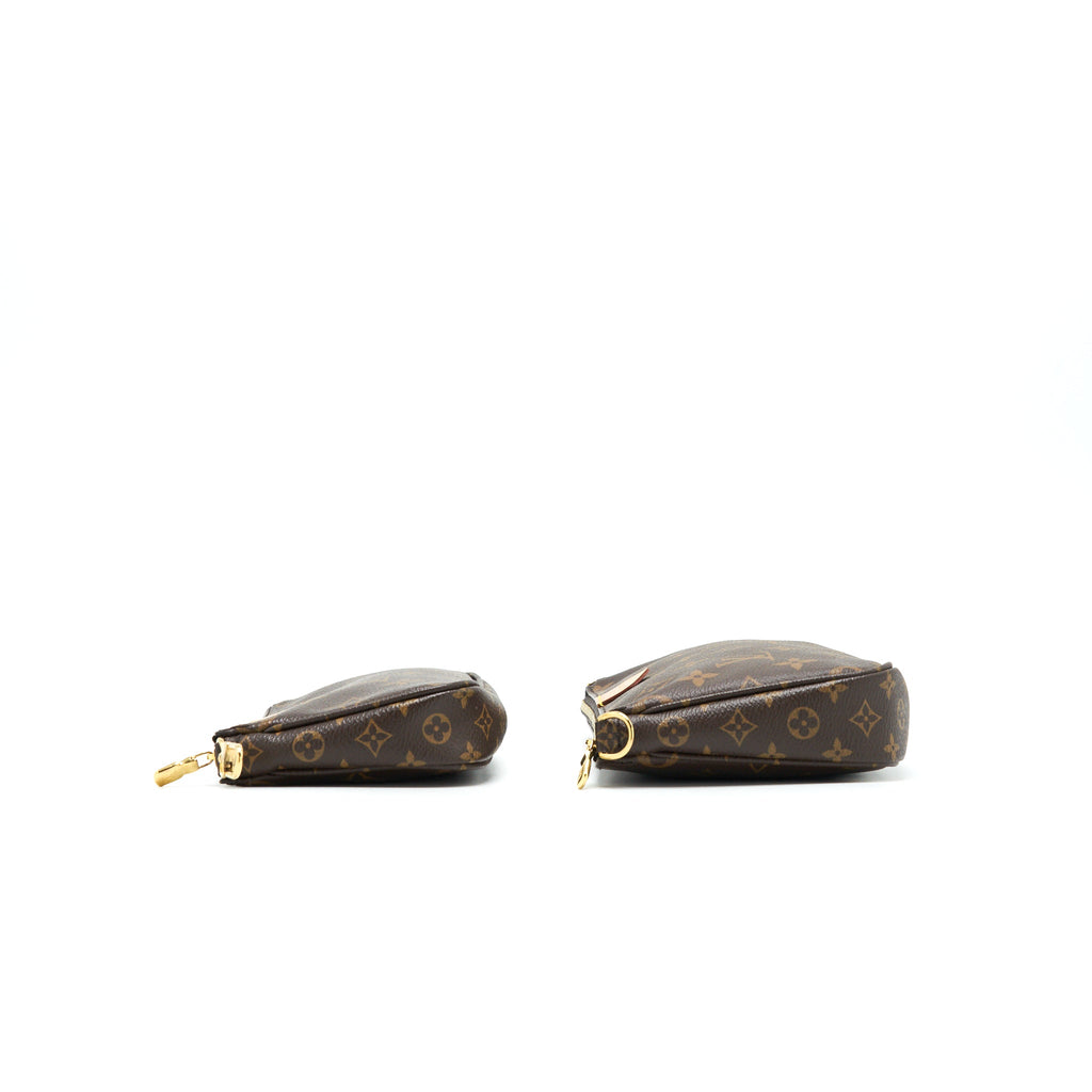 LOUIS VUITTON MULTI POCHETTE ACCESSORIES KHAKI STRAP