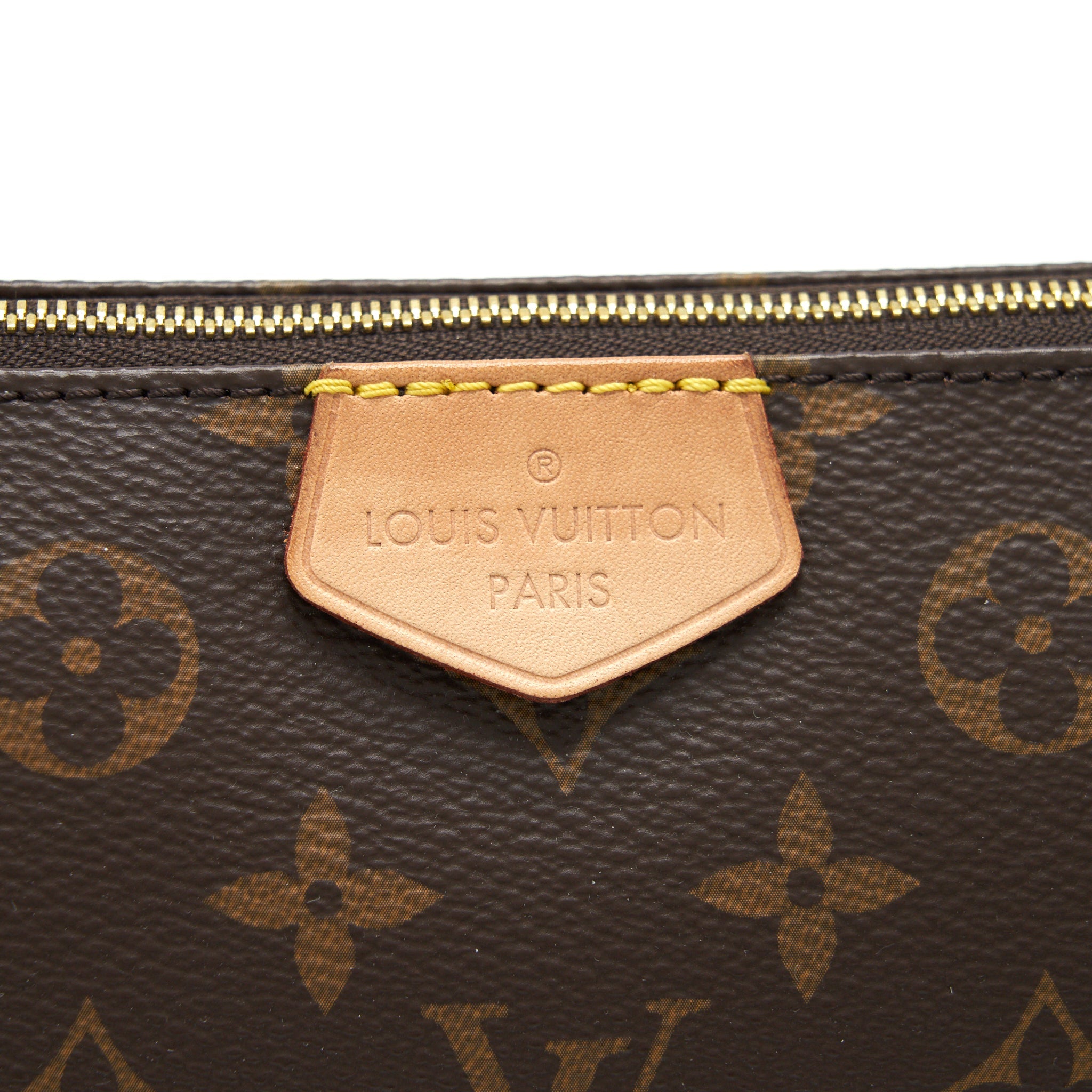 LOUIS VUITTON MULTI POCHETTE ACCESSORIES KHAKI STRAP