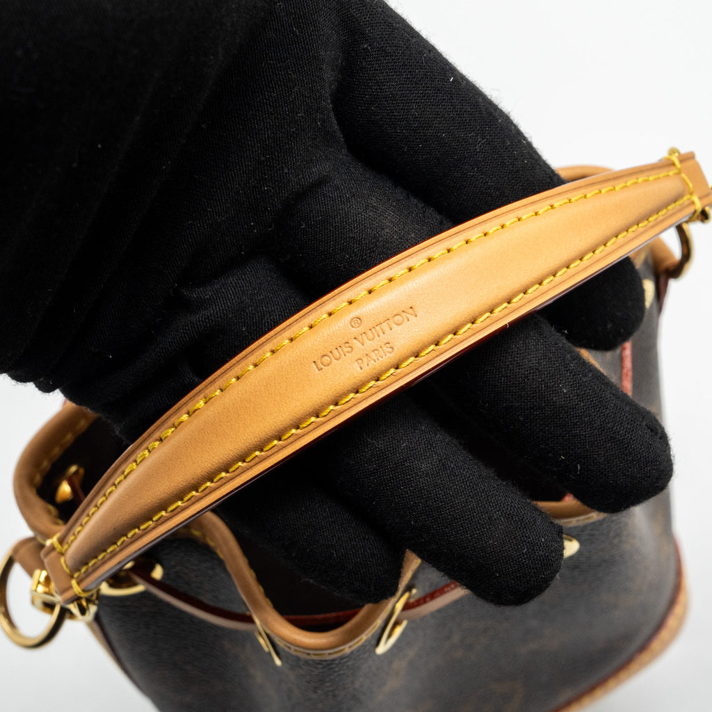 LOUIS VUITTON NANO NOE MONOGRAM CANVAS GHW