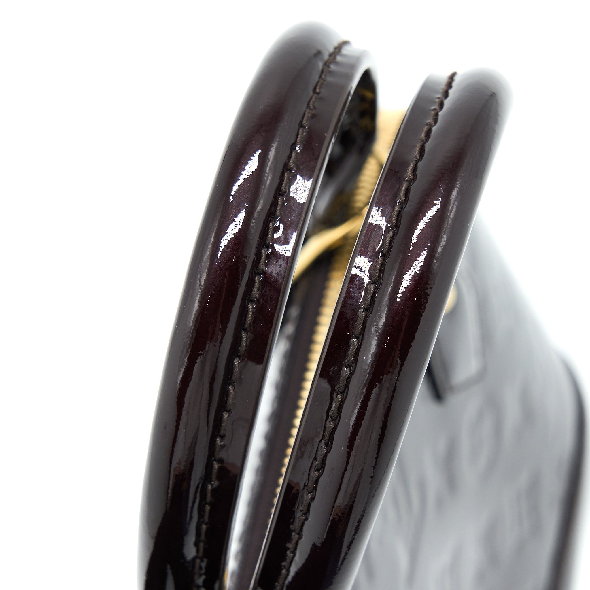 LOUIS VUITTON ALMA BB MONOGRAM PATENT AMATANTE GHW