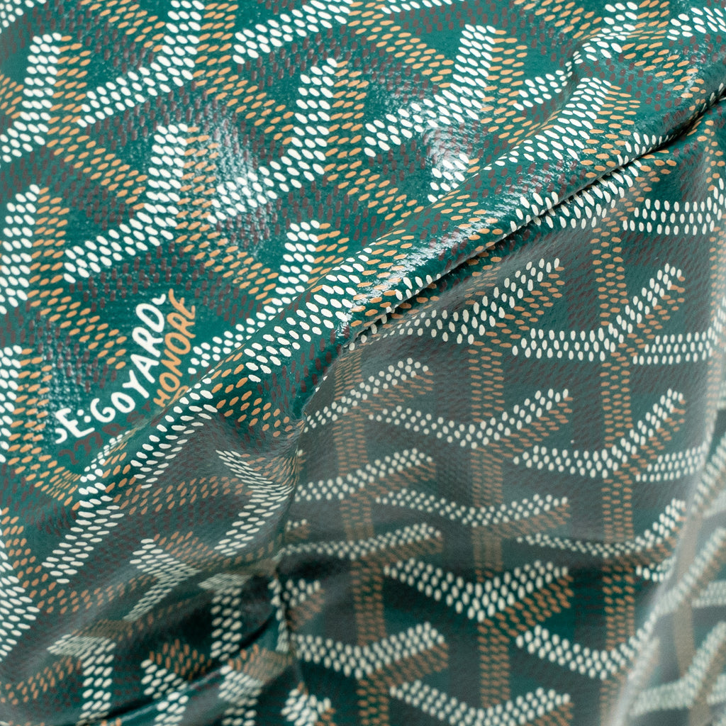 GOYARD SAINT LOUIS PM TOTE GOYARDINE CANVAS GREEN SHW