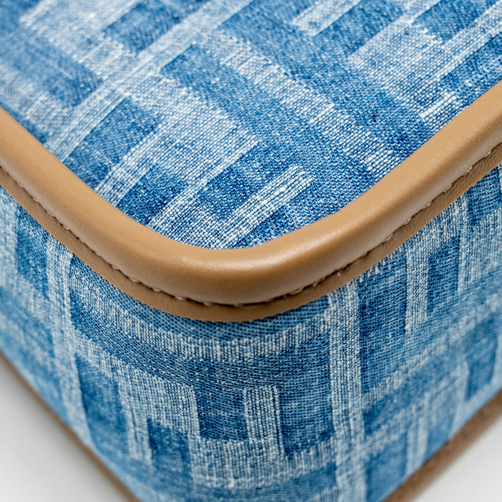 FENDI MINI FENDESSENCE BAG DENIM BLUE GHW