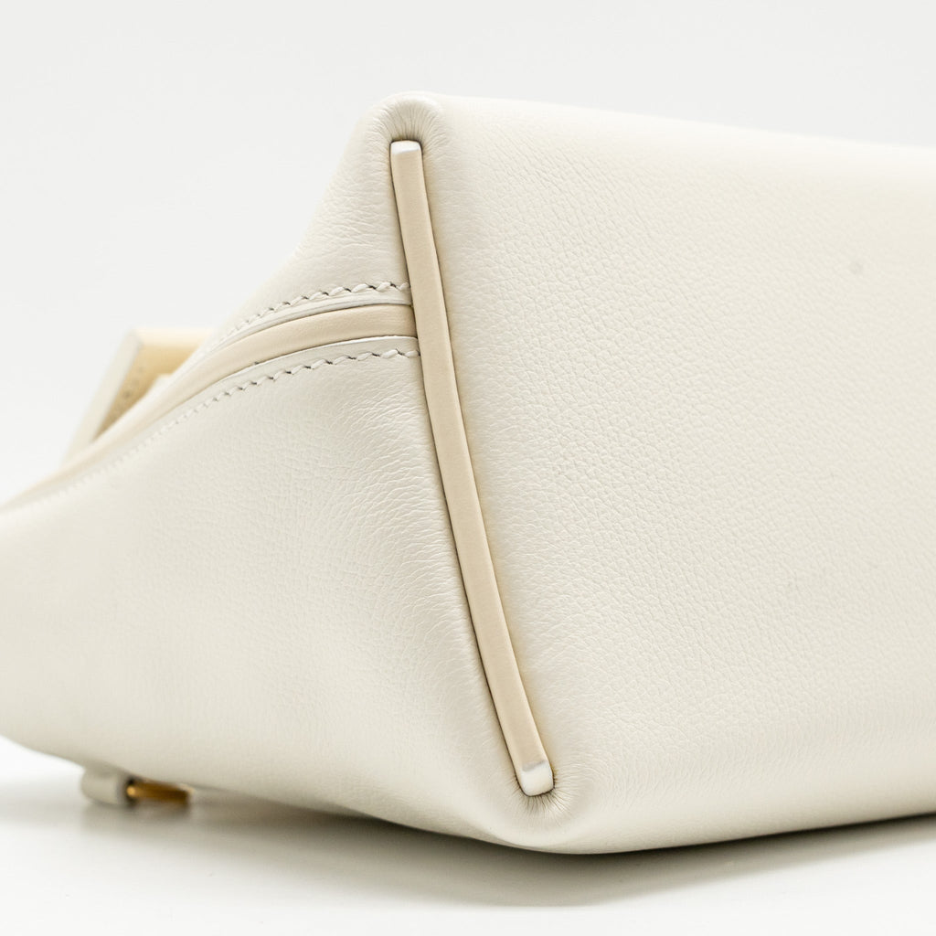 HERMES MINI 2424 24/24-21 BAG EVERCOLOR/SWIFT BLANC / NATA GHW