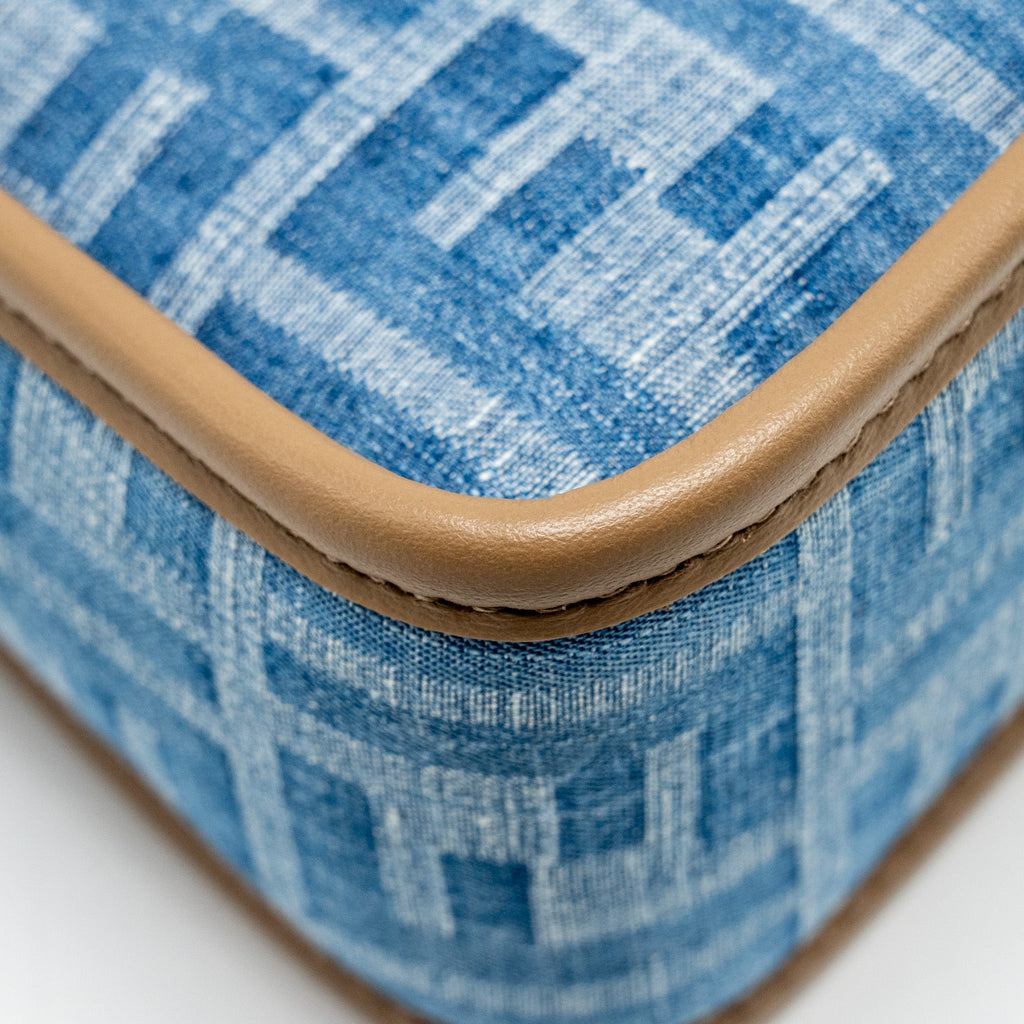 FENDI MINI FENDESSENCE BAG DENIM BLUE GHW