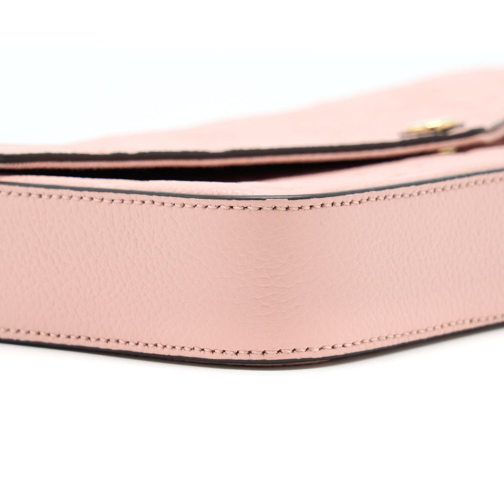 LOUIS VUITTON FELICIA POCHETTE MONOGRAM EMPREINTE ROSE POUNDER GHW