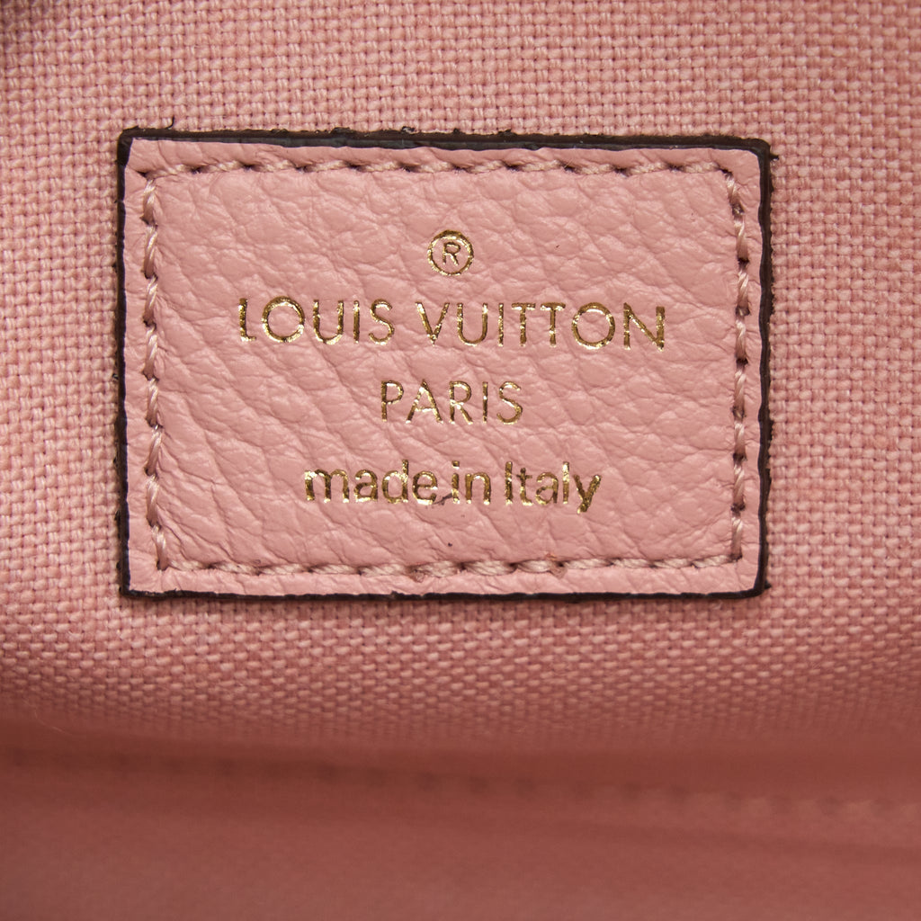 LOUIS VUITTON FELICIA POCHETTE MONOGRAM EMPREINTE ROSE POUNDER GHW