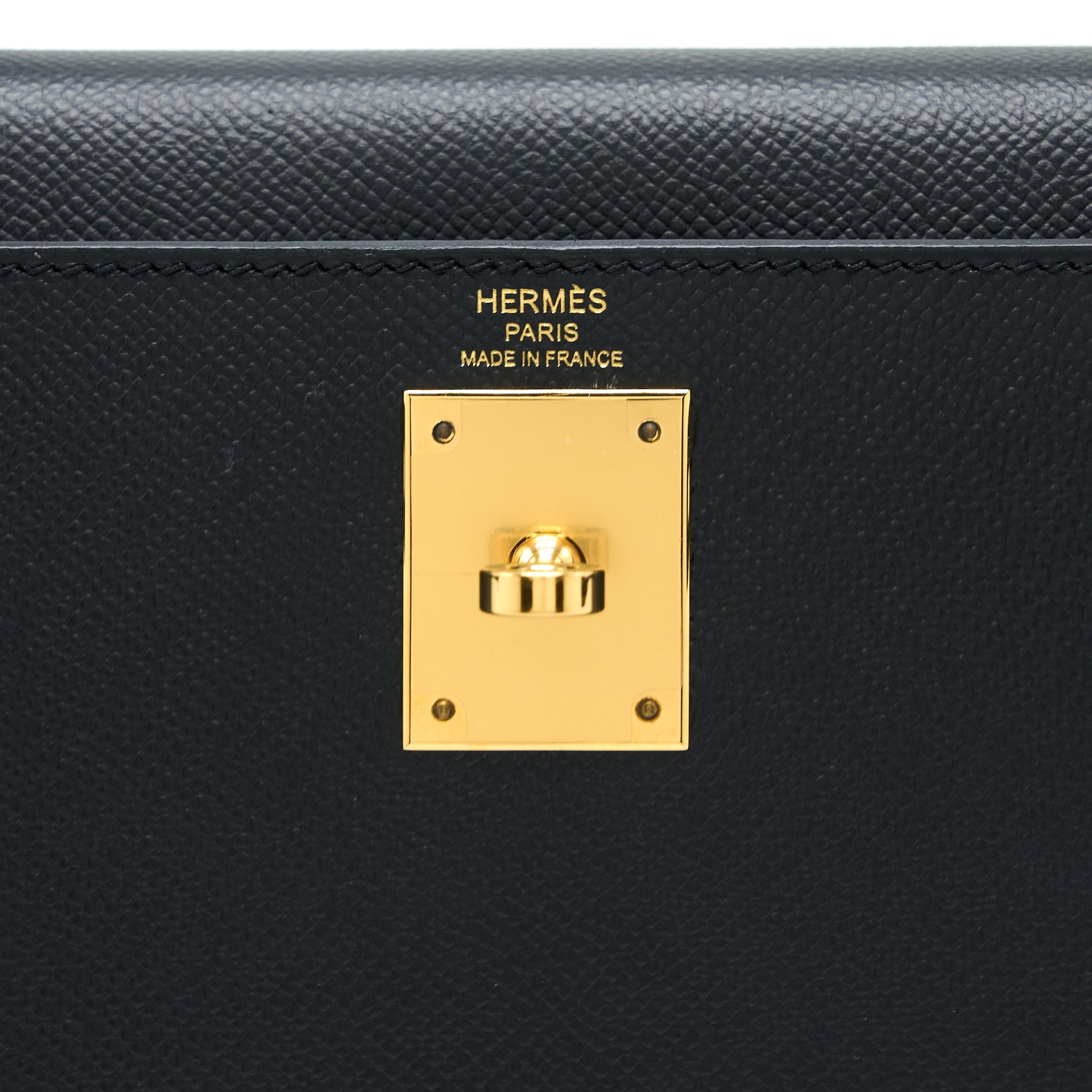 HERMES KELLY 28 EPSOM BLACK GHW