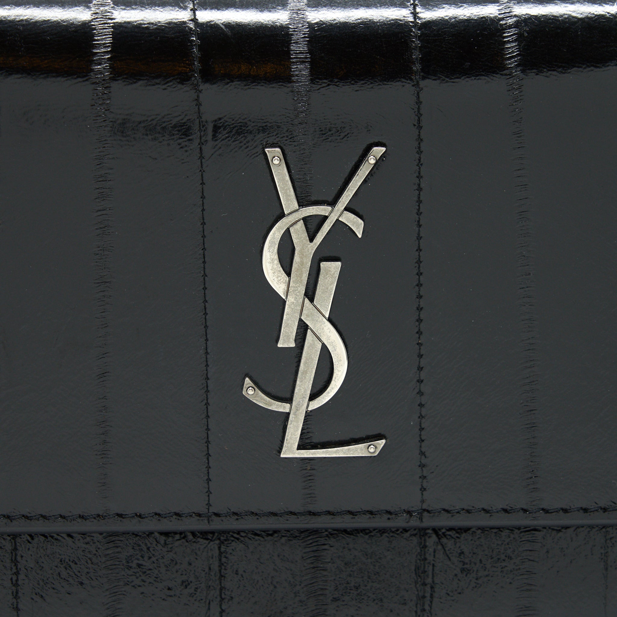 SAINT LAURENT SUNSET SHOULDER BAG BLACK SHW