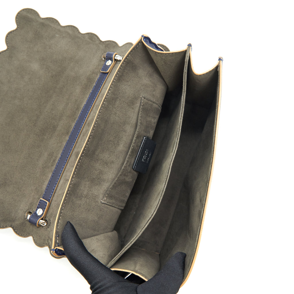 FENDI KAN I BAG NAVY SHW
