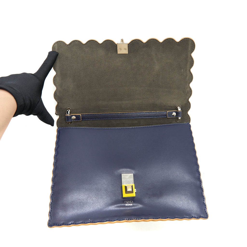 FENDI KAN I BAG NAVY SHW