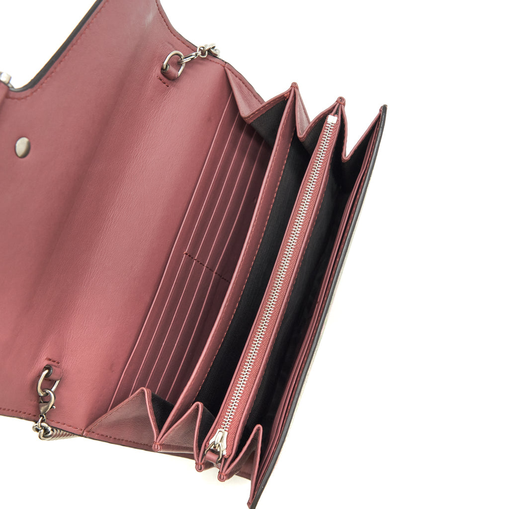 GUCCI BLOSSOM GG SUPREME CHAIN WALLET SHW