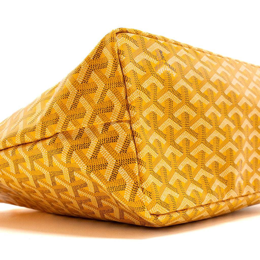 GOYARD SAINT LOUIS PM TOTE BAG CANVAS YELLOW SHW