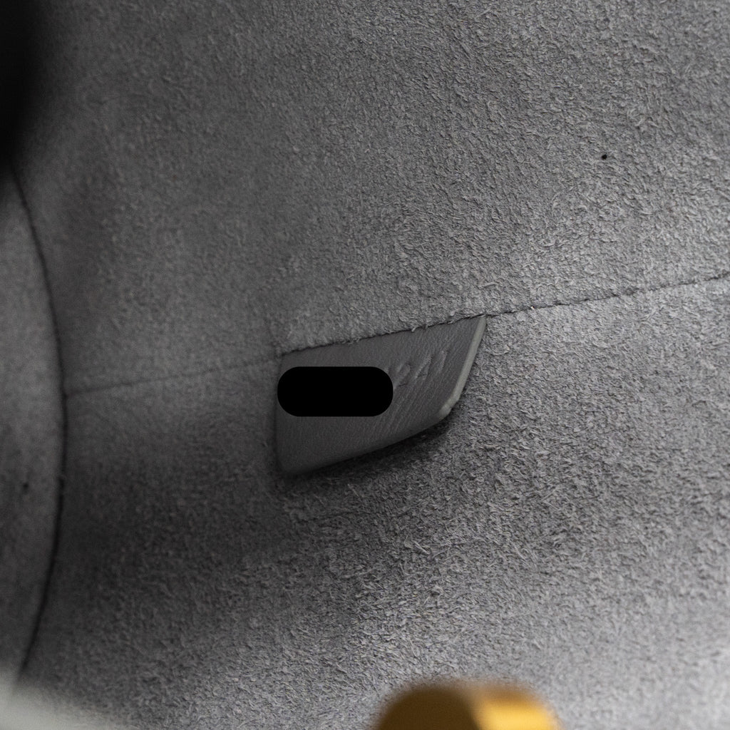 CELINE TEEN BUCKET BAG CALFSKIN LIGHT GREY GHW