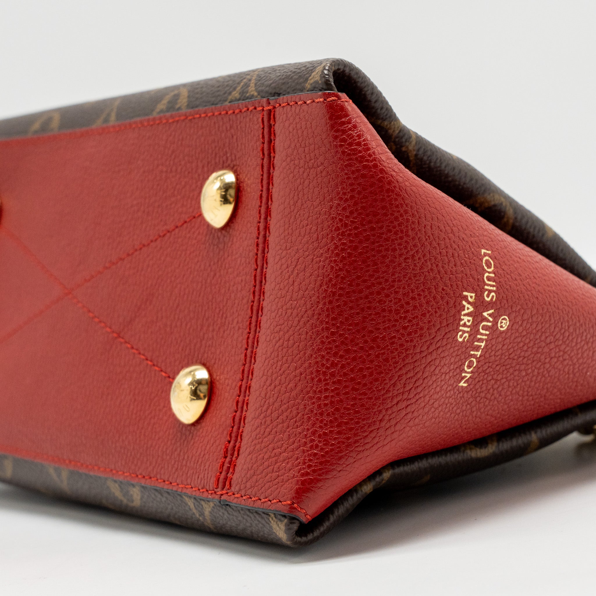 LOUIS VUITTON SURENE BB MONOGRAM CANVAS RED GHW