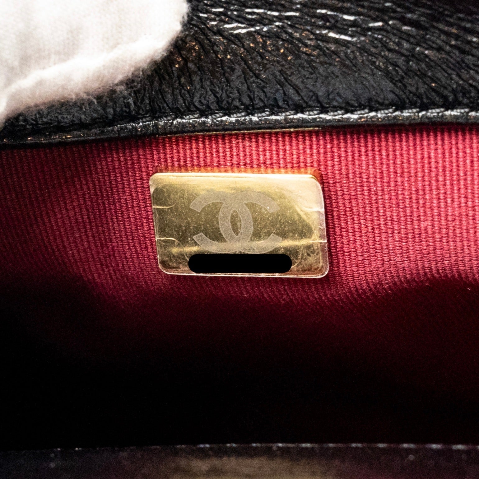 CHANEL DOUBLE POCKET TOP HANDLE MESSANGER BAG SHINY CALFSKIN BLACK GHW (MICROCHIP)