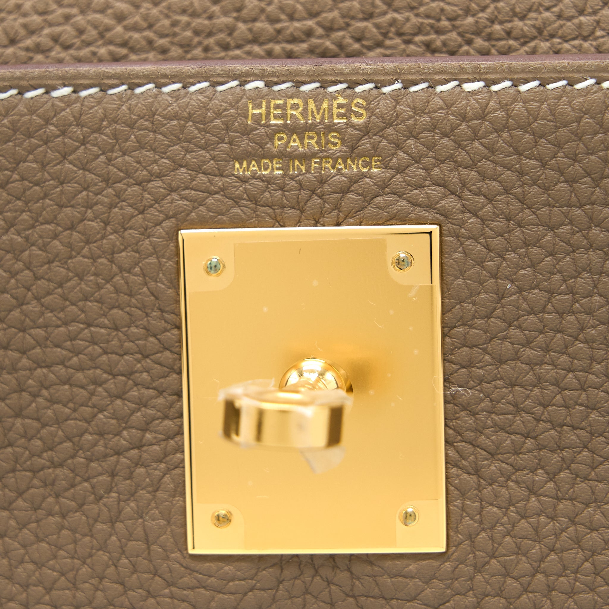 HERMES KELLY 28 TOGO ETOUPE GHW