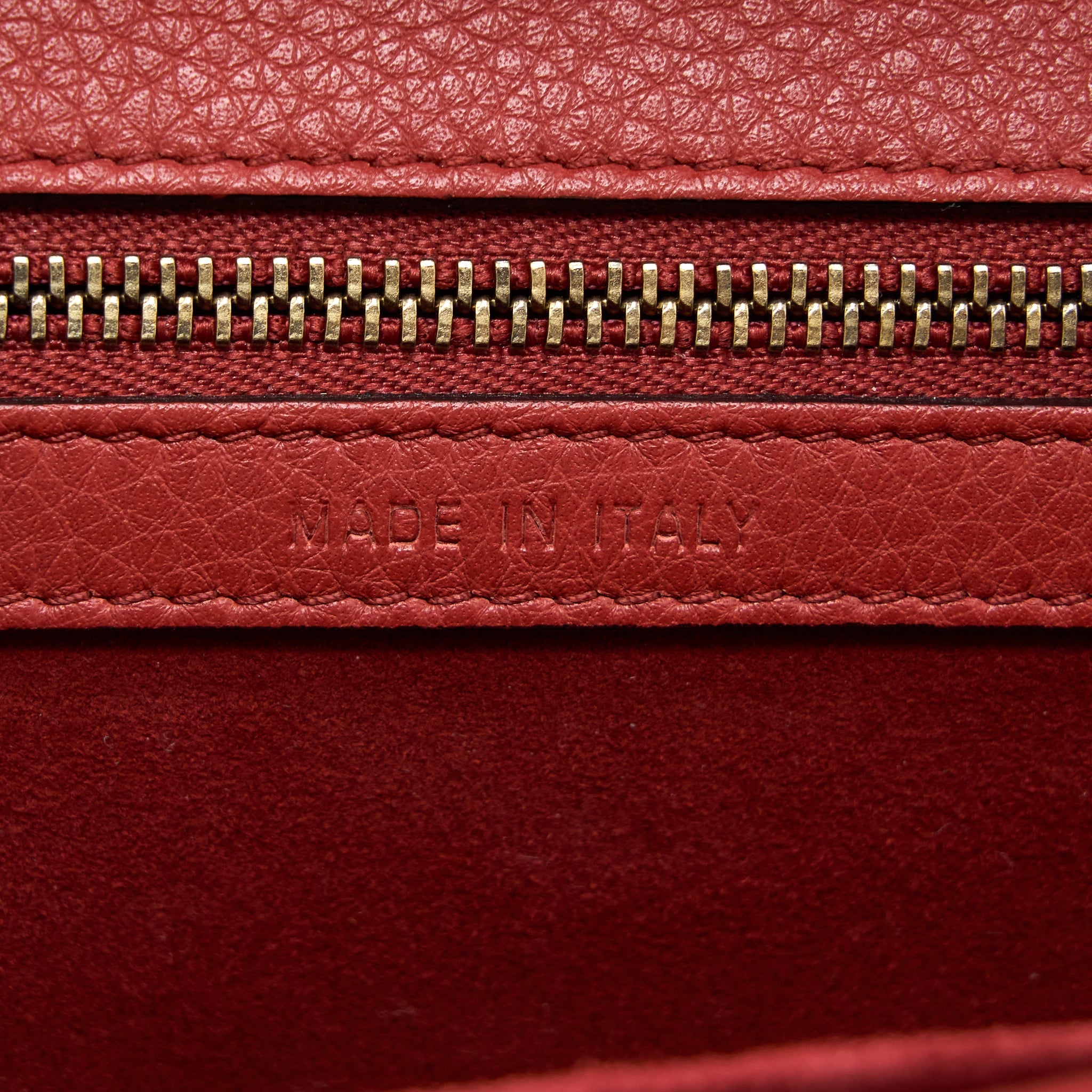 DIOR SMALL DIORAMA CALFSKIN RED BRUSHED GHW