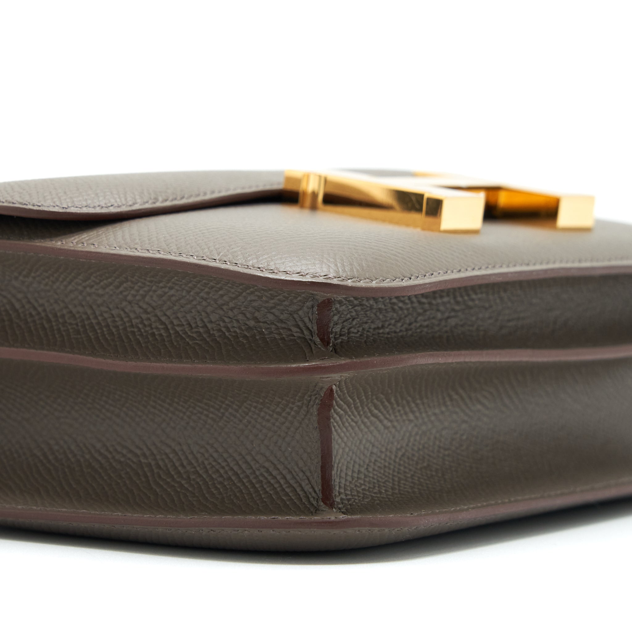 HERMES MINI CONSTANCE EPSOM 8F GRIS ETAIN GHW
