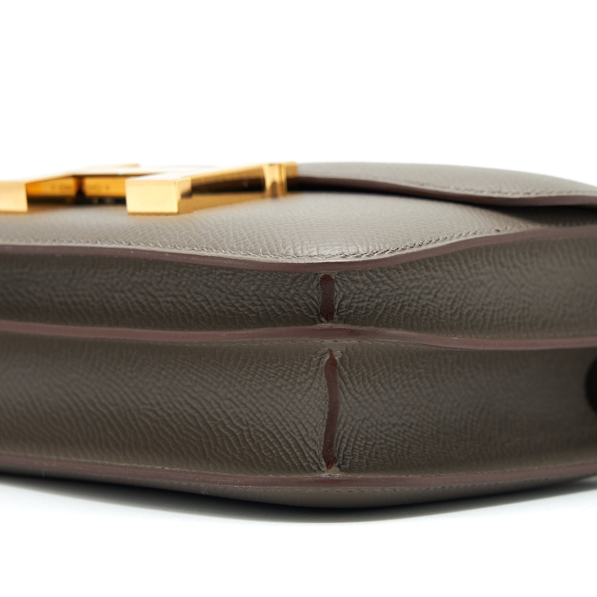 HERMES MINI CONSTANCE EPSOM 8F GRIS ETAIN GHW