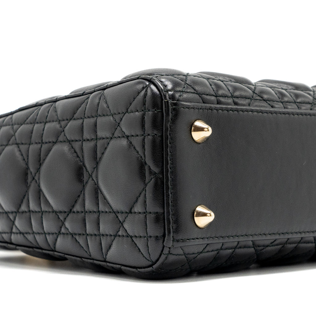 DIOR SMALL MY ABC LADY DIOR LAMBSKIN BLACK GHW
