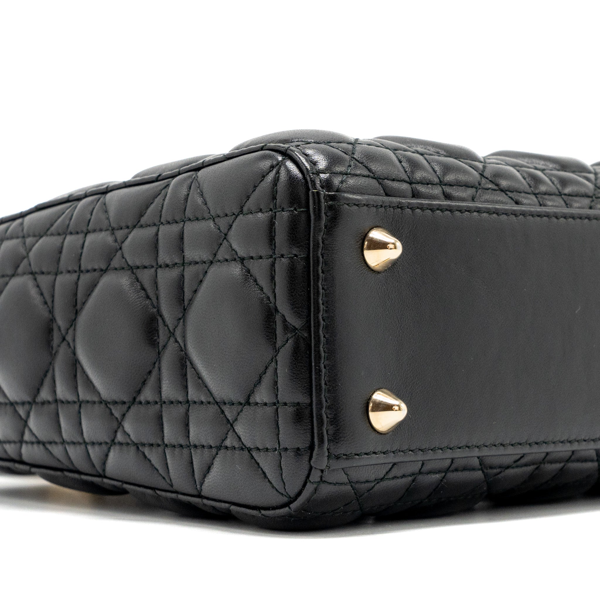DIOR SMALL MY ABC LADY DIOR LAMBSKIN BLACK GHW