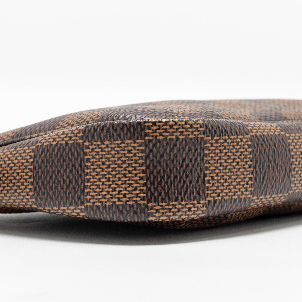 LOUIS VUITTON MINI POCHETTE ACCESSORIES DAMIER EBENE CANVAS GHW