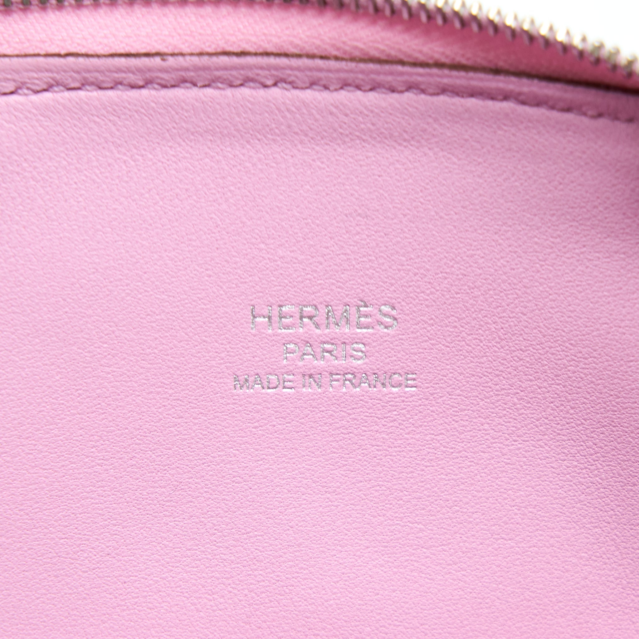 HERMES MINI BOLIDE CHÈVRE MYSORE X9 MAUVE SYLVESTRE SHW