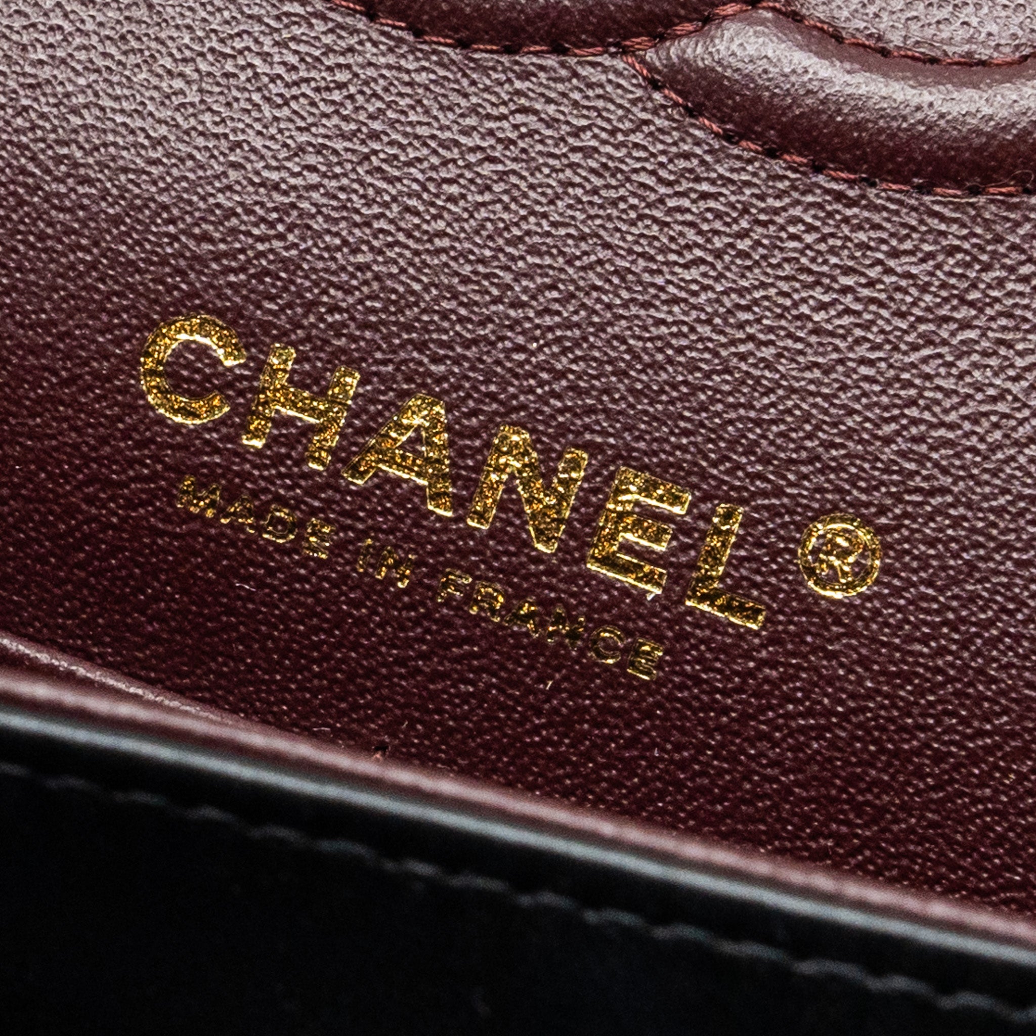 CHANEL SMALL CLASSIC DOUBLE FLAP BAG LAMBSKIN BLACK GHW