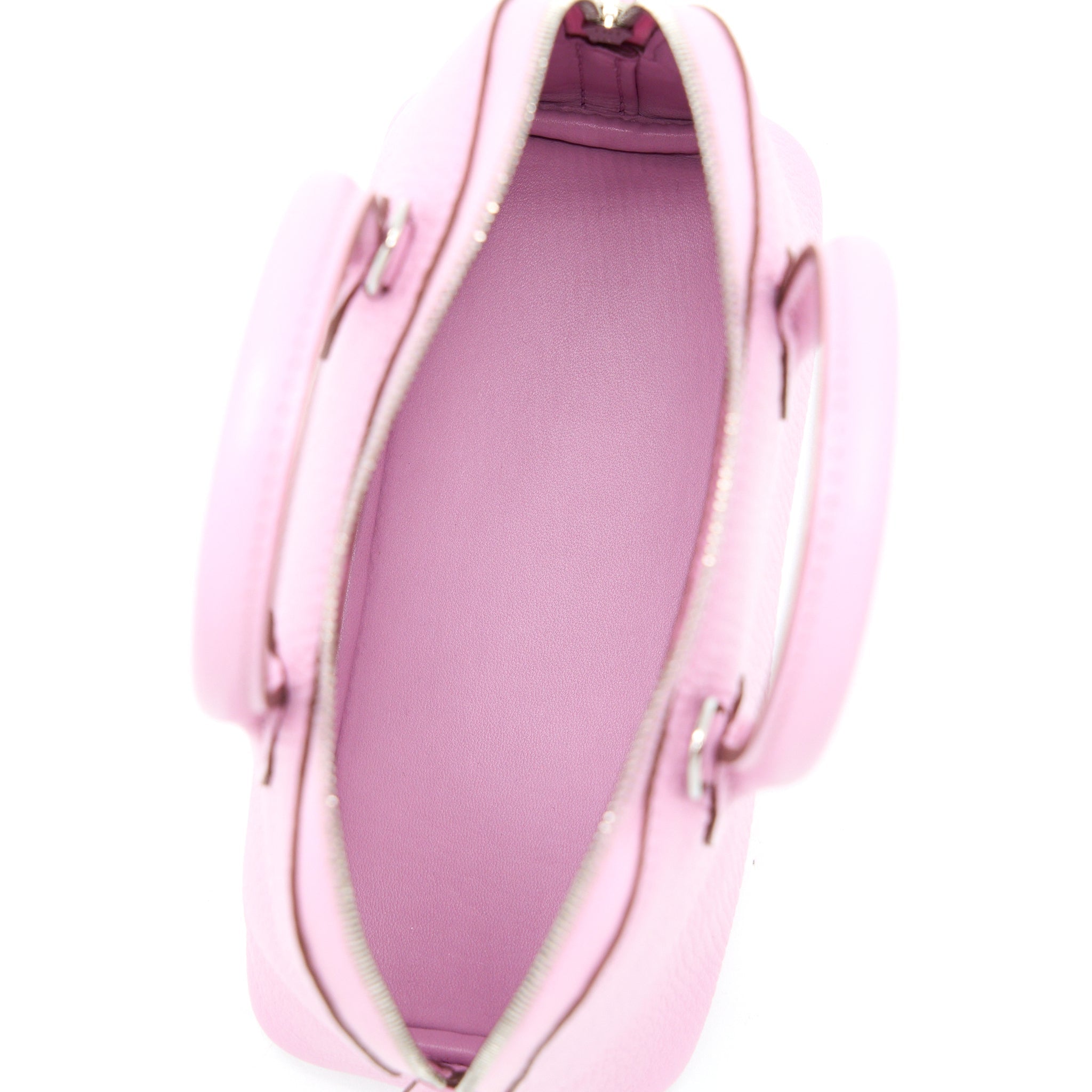 HERMES MINI BOLIDE CHÈVRE MYSORE X9 MAUVE SYLVESTRE SHW